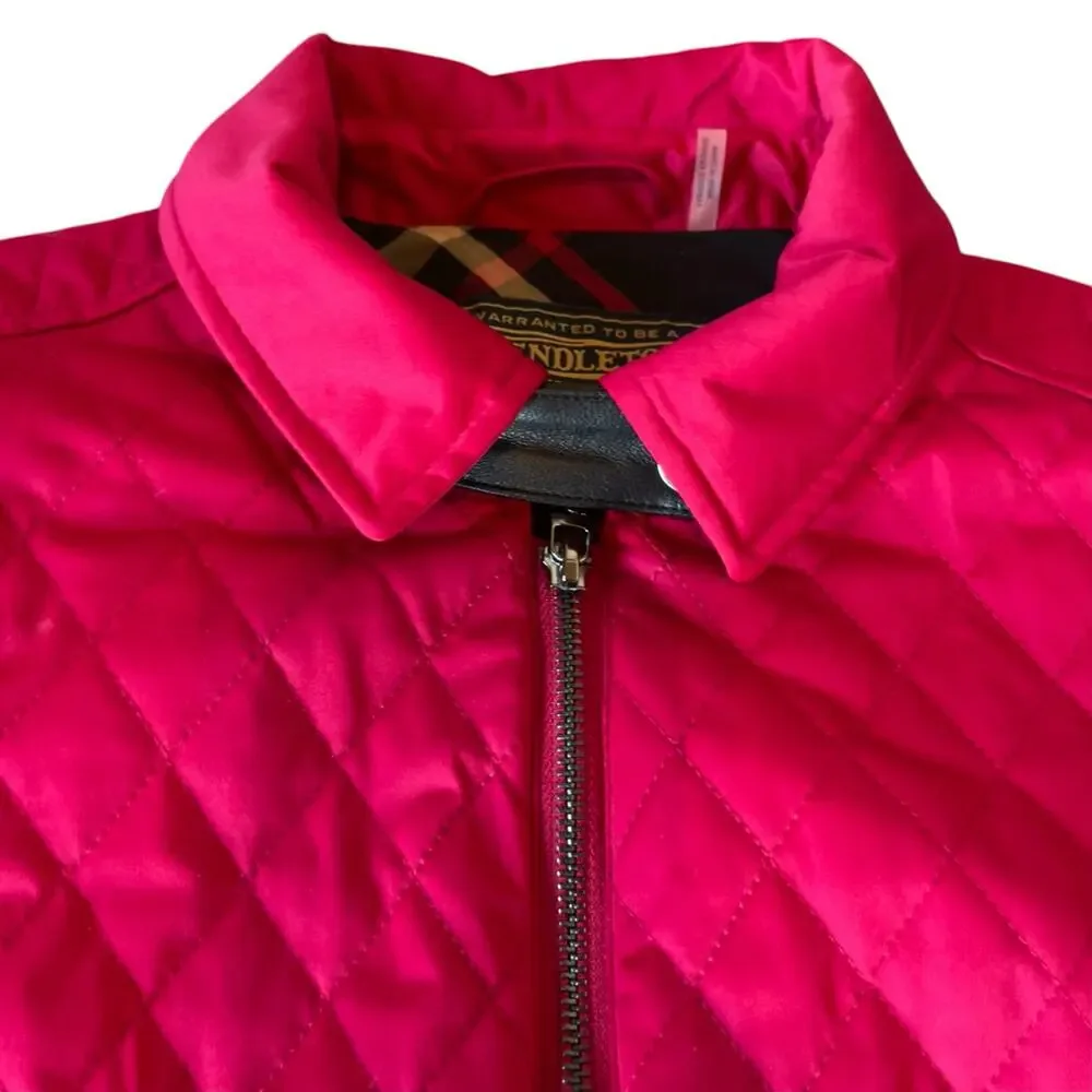 Pendleton Jacket Faux Leather Equestrian - Picture 6 of 13